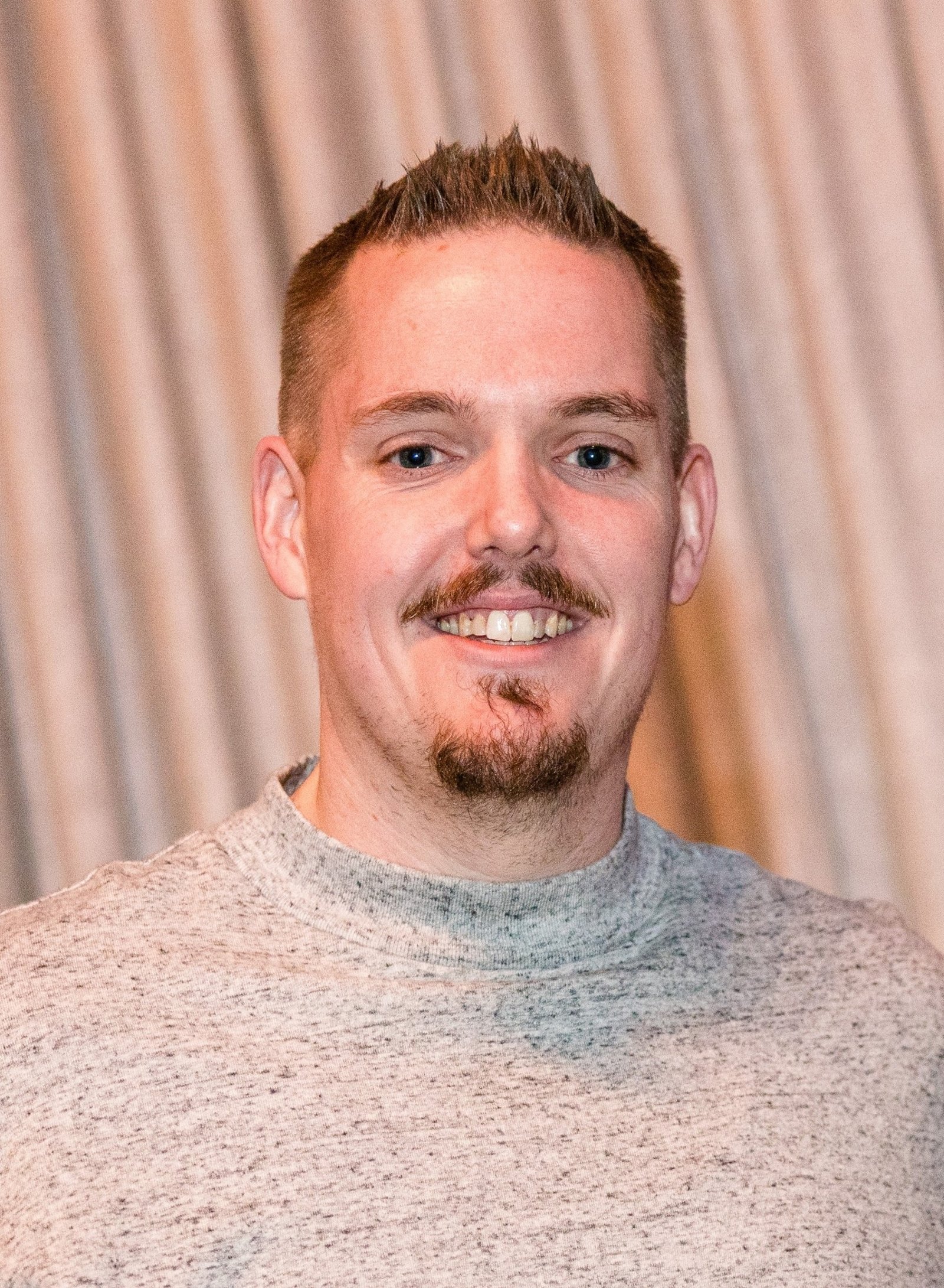 Ian S. Hoover, head and shoulders, looking toward camera.